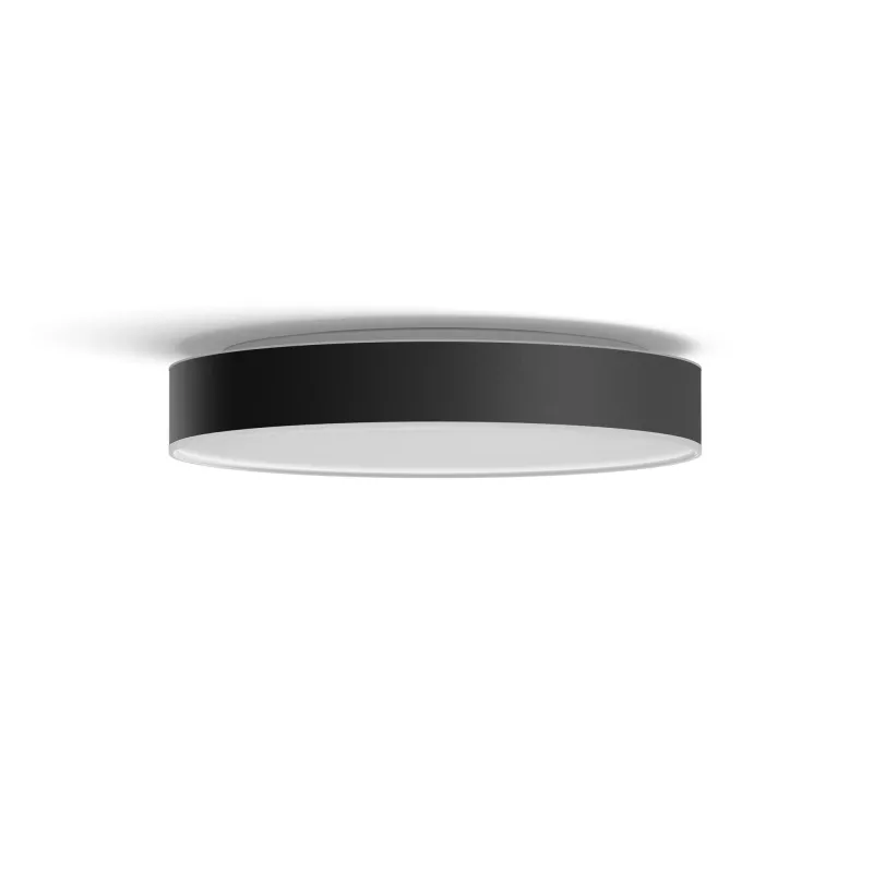 Slimme plafondlamp Philips Hue White Ambience Enrave groot zwart