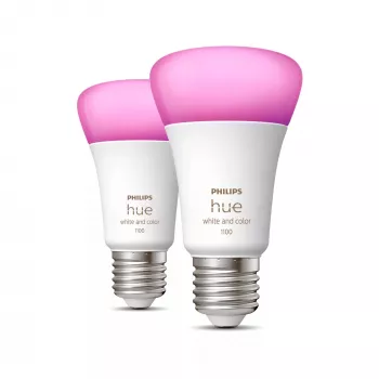 Philips Hue White and colour ambience A60 – E27 slimme lamp – 1100 (2-pack)
