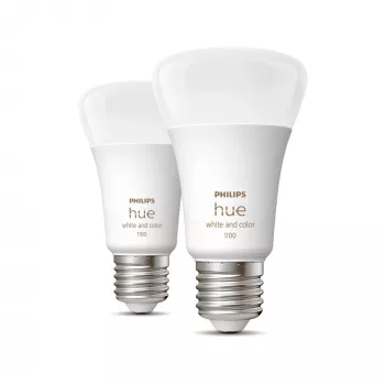 Philips Hue White and colour ambience A60 – E27 slimme lamp – 1100 (2-pack)