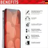 Displex Smart Glass (9H) voor Apple iPhone 14 Pro Max, montagesticker, onbreekbaar, ultradun, onzichtbaar