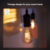 Slimme gloeilamp Philips ST64 Edison E27 Bluetooth/Zigbee, 7 W, transparant, 60×135 mm