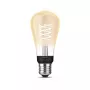 Slimme gloeilamp Philips ST64 Edison E27 Bluetooth/Zigbee, 7 W, transparant, 60×135 mm