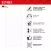Displex Smart Glass (9H) voor Samsung Galaxy A54 5G, montagesticker, onbreekbaar