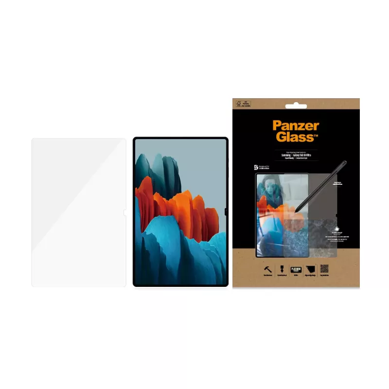 PanzerGlass® displayschermfolie Samsung Galaxy Tab S8 Ultra | S9 Ultra | Ultra-Wide Fit