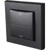 Afdekking voor elektrische schakelaar Homematic IP 156171A0, grijs, 86×86×16 mm