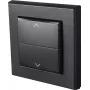 Afdekking voor elektrische schakelaar Homematic IP 156171A0, grijs, 86×86×16 mm