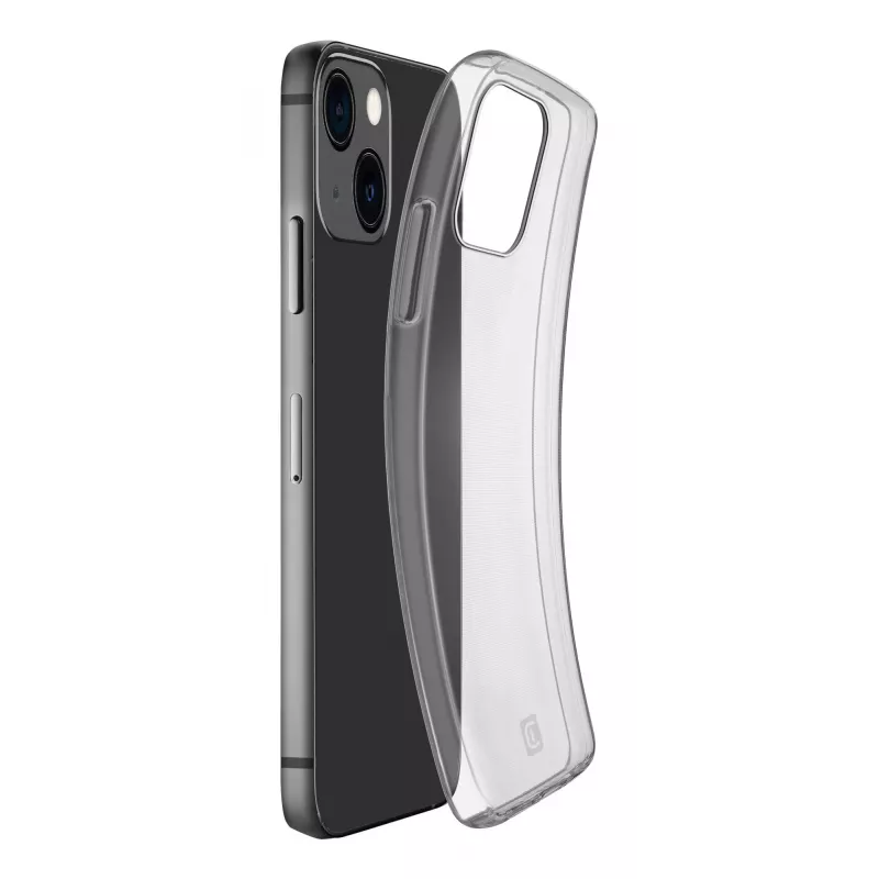 Cover Cellularline iPhone 15 transparant effen licht eenvoudige toegang