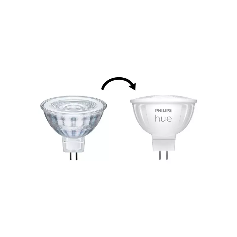 Philips Hue White Ambience MR16 slimme lichtspot, GU53, 5,1 W, Bluetooth/Zigbee