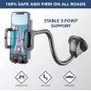 Sourcing Cellularline Hug Flexi XL universele zuignap passieve houder voor mobiele telefoons, zwart/grijs