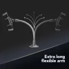 Sourcing Cellularline Hug Flexi XL universele zuignap passieve houder voor mobiele telefoons, zwart/grijs
