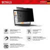Displex PRIVACY SAFE magnetische 2-weg kijkhoekfilter voor MacBook Air 15 inch mat 5H