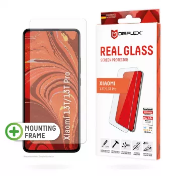 Displex displayschermglas (10H) voor Xiaomi 13/13T Pro, Eco-montageframe, krasbestendig