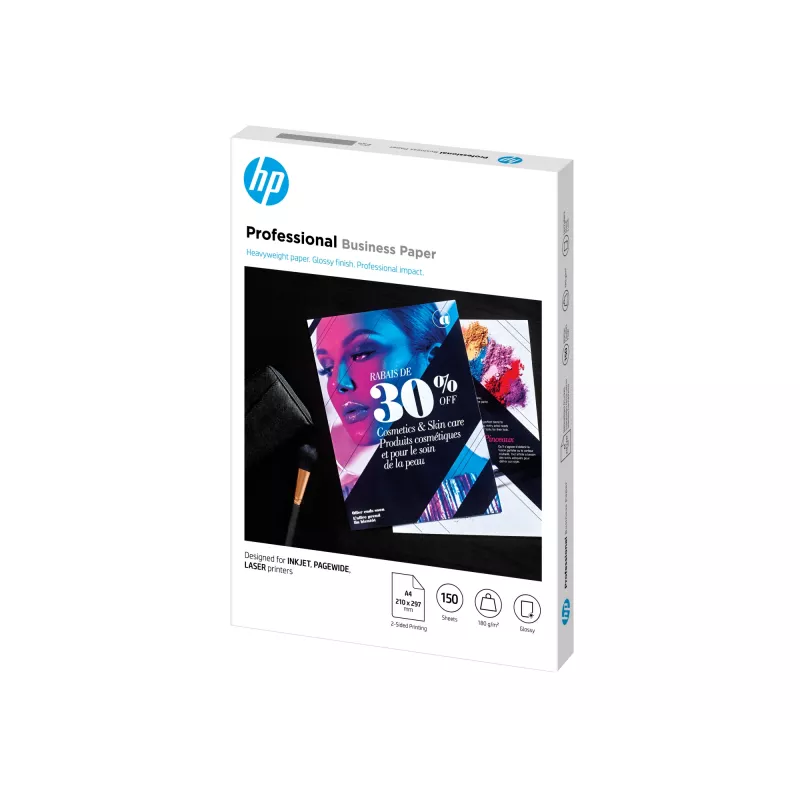 HP Professional Business Paper Glossy 180 g/m² A4 (210 x 297 mm) 150 vel