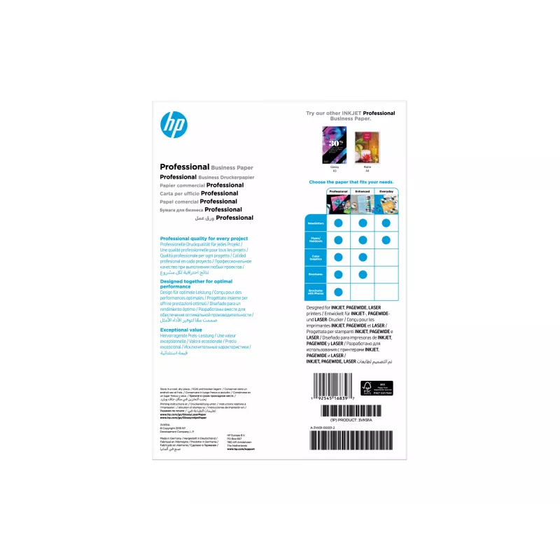 HP Professional Business Paper Glossy 180 g/m² A4 (210 x 297 mm) 150 vel