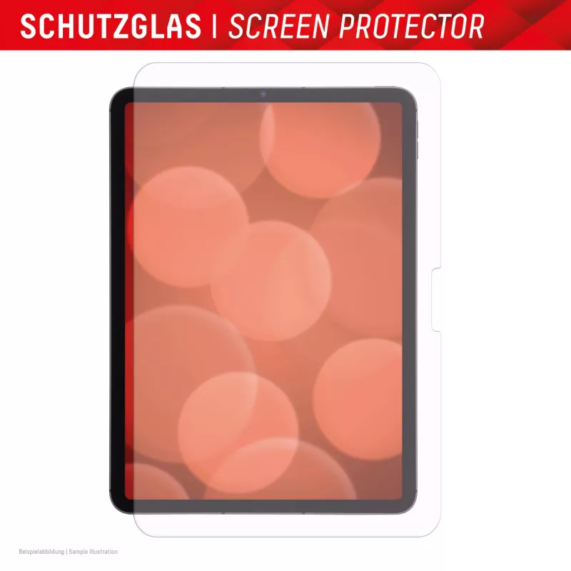 Displex Tablet Glass (9H) voor Apple iPad Pro 11'' (2025/2024), Eco-montageframe, onbreekbaar, ultraplat, onzichtbaar