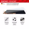 DISPLEX Tablet Glass (9H) voor Apple iPad Pro 13'' (2025/2024), Eco-montageframe, onbreekbaar, ultraplat, onzichtbaar