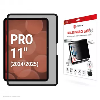 Displex TABLET PRIVACY SAFE afneembare 2-weg privacyfilter voor iPad Pro 11'' (2025/2024)