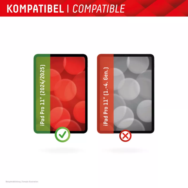 Displex TABLET PRIVACY SAFE afneembare 2-weg privacyfilter voor iPad Pro 11'' (2025/2024)