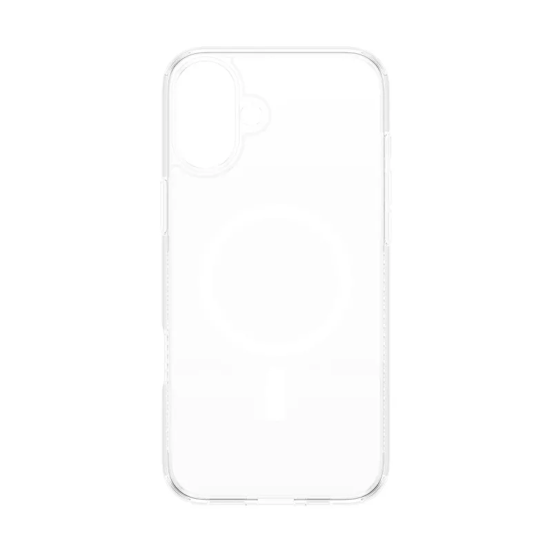 Hoesje PanzerGlass HardCase transparant met witte MagSafe iPhone 16 Plus