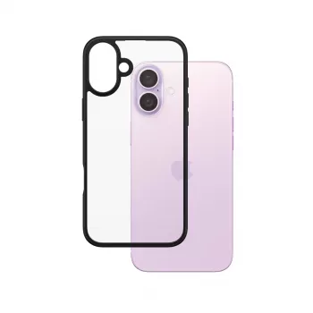 Hoesje PanzerGlass HardCase zwart iPhone '24 6,7 inch transparant