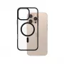PanzerGlass ® HardCase transparant met zwart MagSafe & frame iPhone 16 Pro Max