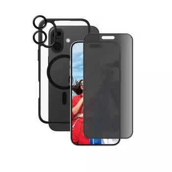 PanzerGlass ® | CARE by ® Flagship 3-in-1 privacybundel iPhone 16 Plus