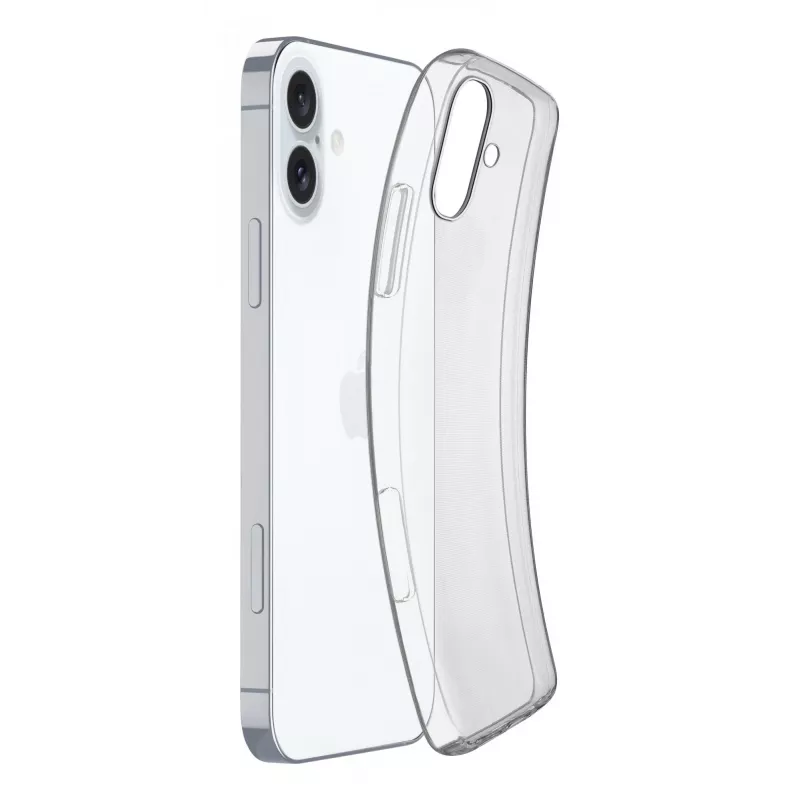 Cellularline FINECIPH16T Fine Case hoesje voor iPhone 16, transparant