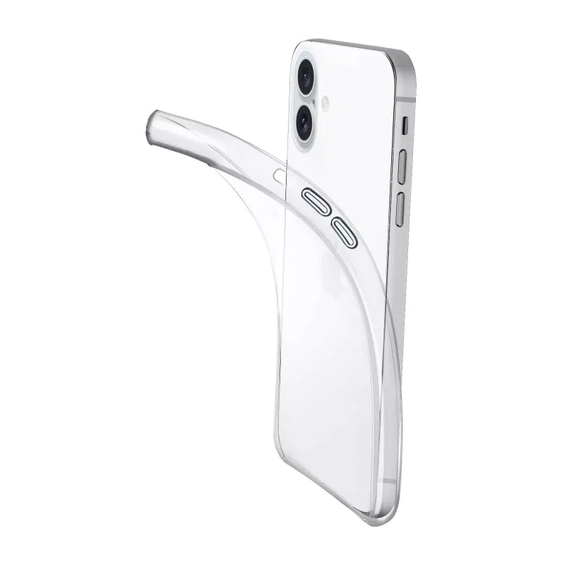 Cellularline FINECIPH16T Fine Case hoesje voor iPhone 16, transparant