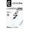 Cellularline cameraobjectief - iPhone 16 bescherming transparant krasbestendig schokbestendig