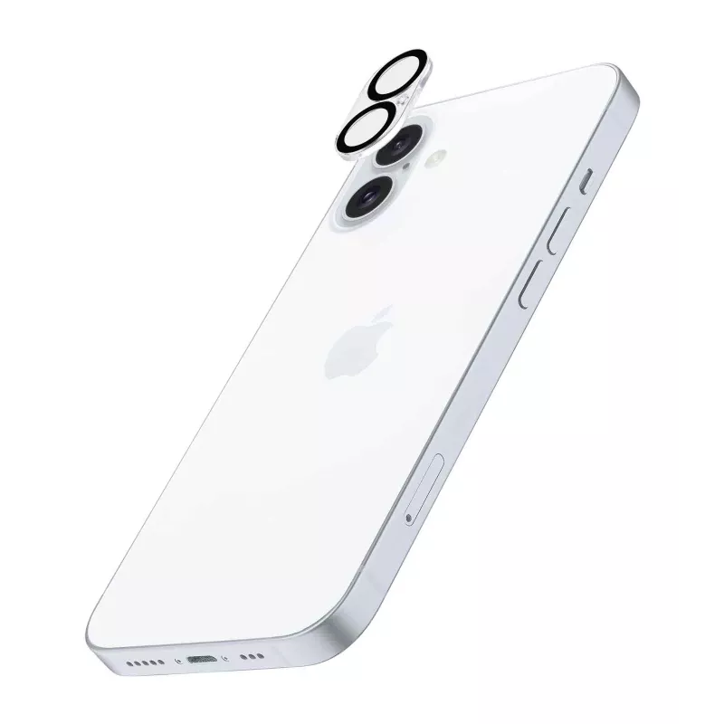Cellularline cameraobjectief - iPhone 16 bescherming transparant krasbestendig schokbestendig