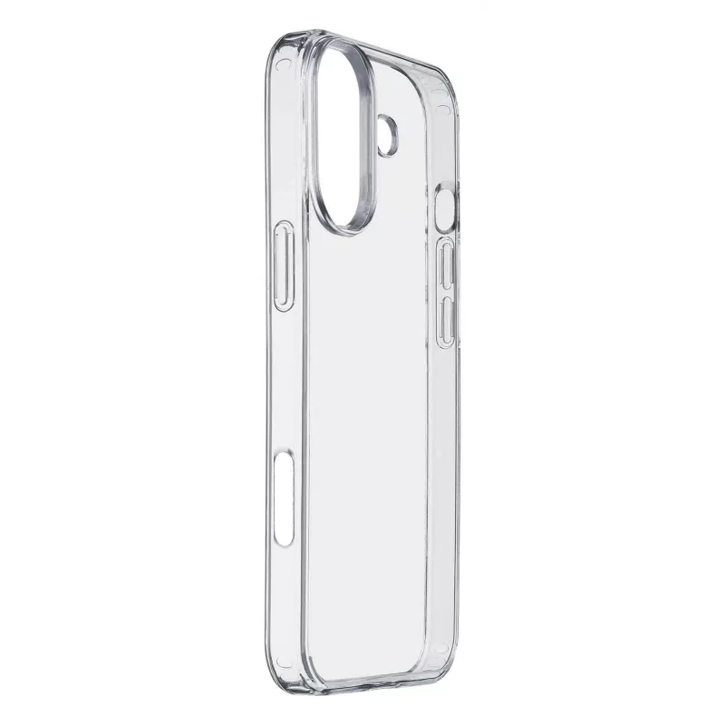 Cellularline CLEARDUOIPH16MAXT Clear Strong Case hoesje voor iPhone 16 Plus, transparant