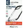 Cellularline Strong Guard hoesje voor iPhone 16 Pro, transparant
