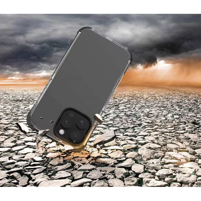 Cellularline Strong Guard hoesje voor iPhone 16 Pro, transparant