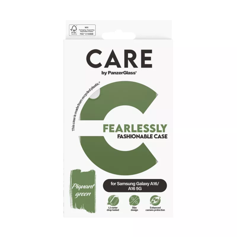 Cover PanzerGlass CARE by modieuze hoes groen Samsung Galaxy A16 A16 5G
