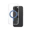 PanzerGlass CARE Feature Case 1317 hoesje voor iPhone 16 Pro, met standaard en MagSafe, transparant blauw
