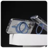 PanzerGlass CARE Feature Case 1317 hoesje voor iPhone 16 Pro, met standaard en MagSafe, transparant blauw