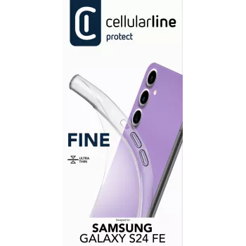 Cover Cellularline Galaxy S24 Fe 17 cm transparant