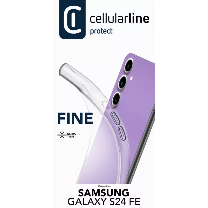 Cover Cellularline Galaxy S24 Fe 17 cm transparant