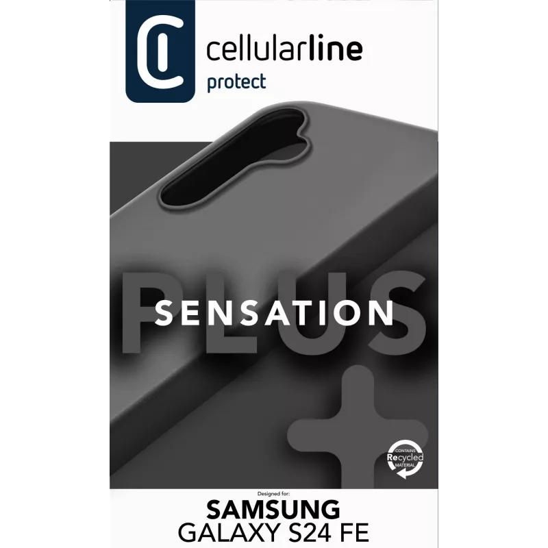 Cellularline Sensation hoes voor Samsung S24 FE zwart