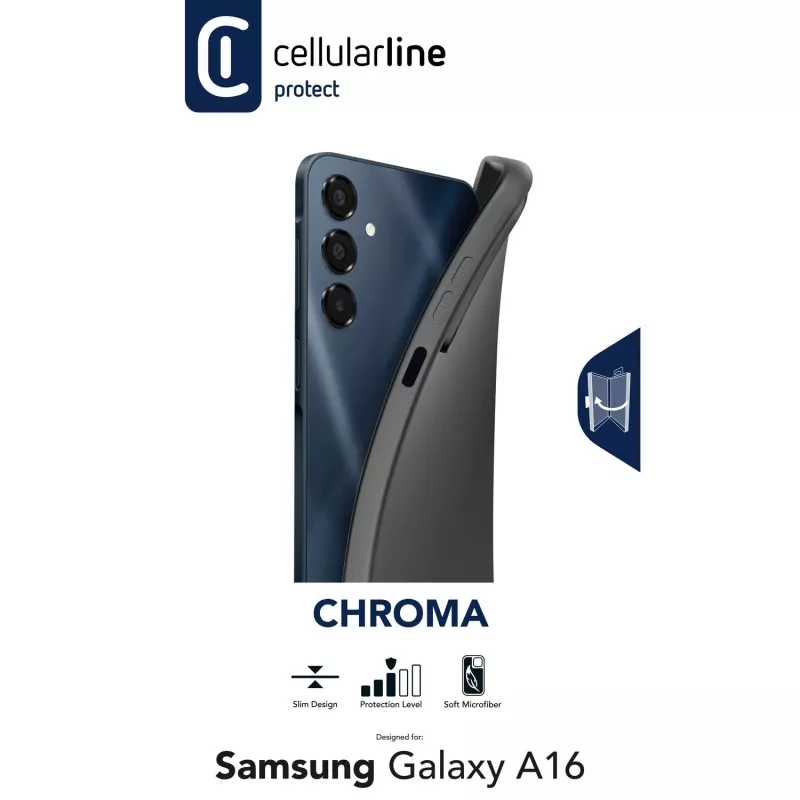 Cellularline Chroma - Galaxy A16 kleurrijke zachte rubberen hoes