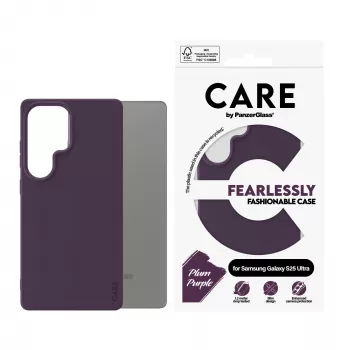 PanzerGlass CARE™ by ® Case Plum paars Samsung Galaxy S25 Ultra