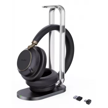 Yealink BH76 Plus met laadstation Teams zwart USB-C/A headset