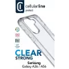 Cellularline Clear Protect - Galaxy A36/A56 harde schaal met rubberen randen
