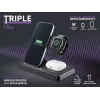 Tech Pop dockstation voor mobiel apparaat smartwatch/smartphone zwart