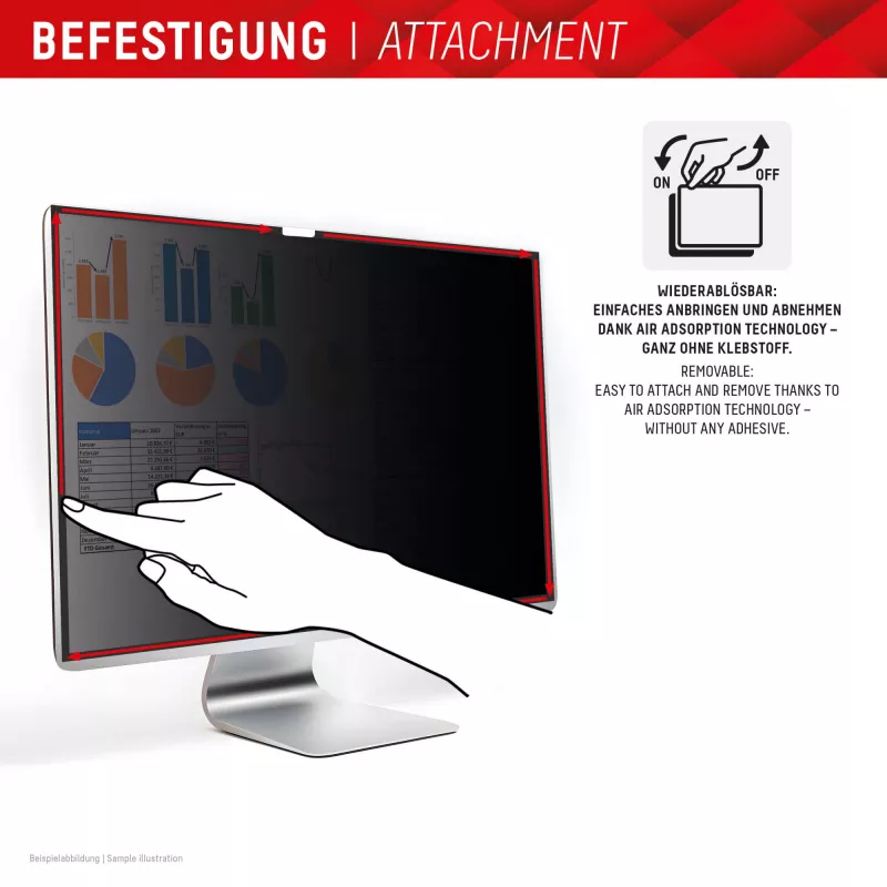 Displex PRIVACY SAFE afneembare 2-weg privacyfilter voor Studio Display 27 inch