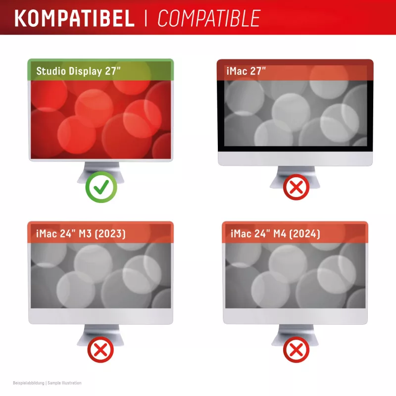 Displex PRIVACY SAFE afneembare 2-weg privacyfilter voor Studio Display 27 inch