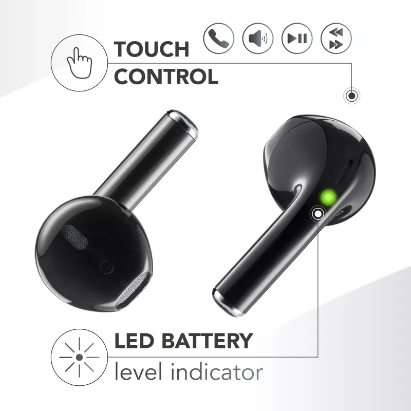 Music Sound SPARK Auricolare TWS met LED-display