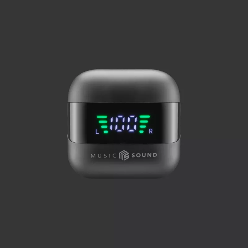 Music Sound SPARK Auricolare TWS met LED-display