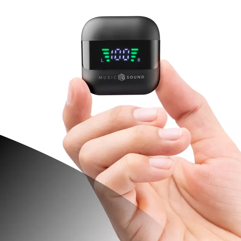 Music Sound SPARK Auricolare TWS met LED-display