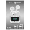 Music Sound SPARK Auricolare TWS met LED-display